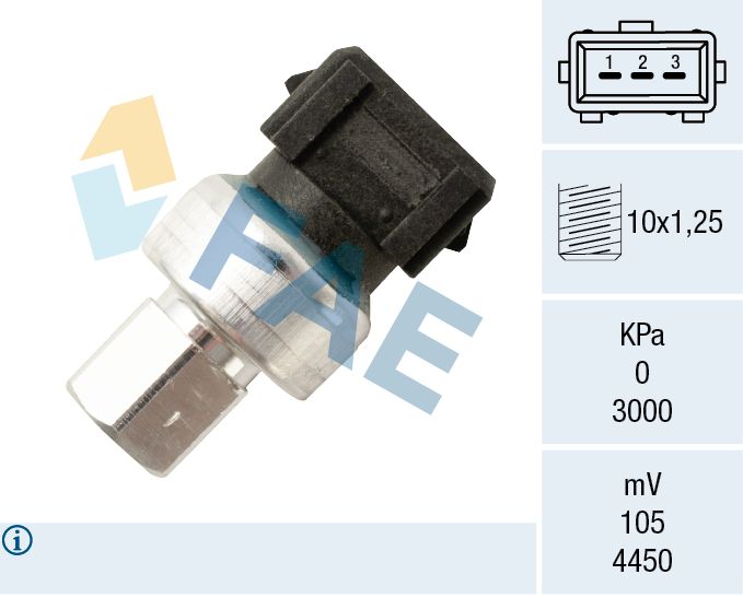 FAE 15818 Pressure Switch, air conditioning