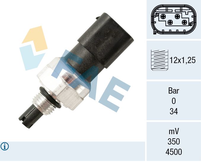 FAE 15820 Pressure Switch, air conditioning