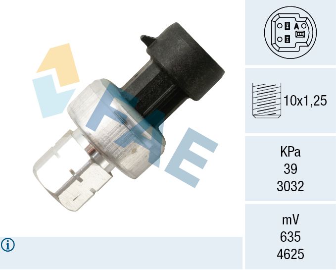 FAE 15827 Pressure Switch, air conditioning