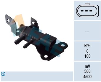 FAE 16114 Sensor, exhaust pressure