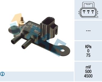FAE 16117 Sensor, exhaust pressure