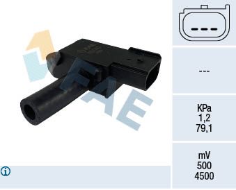 FAE 16140 Sensor, exhaust pressure