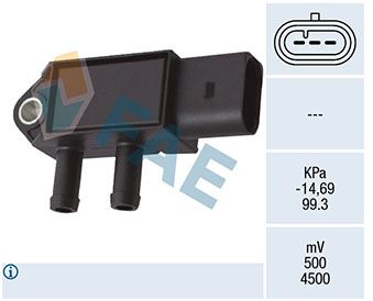 FAE 16143 Sensor, exhaust pressure