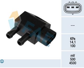 FAE 16149 Sensor, exhaust pressure