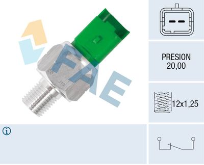 Sensor, oil pressure FAE 18502
