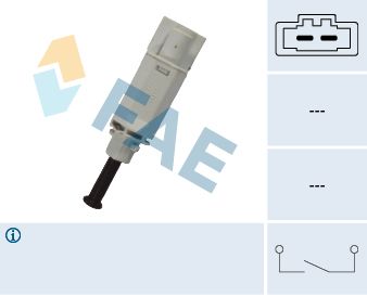 Switch, clutch control (cruise control) FAE 24771