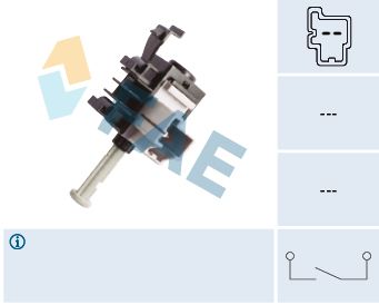 FAE 24856 Switch, clutch control (cruise control)