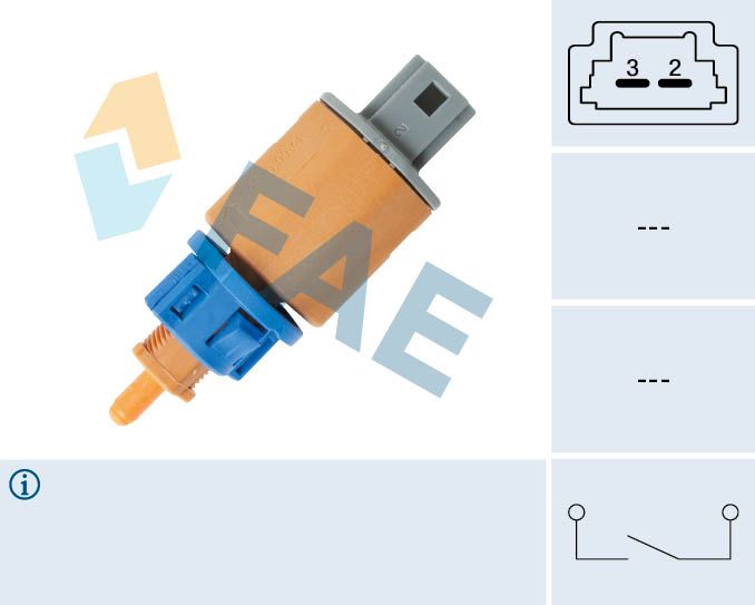 FAE 24889 Switch, clutch control (cruise control)