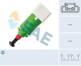Switch, clutch control (cruise control) FAE 24894