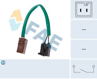 FAE 24905 Switch, clutch control (cruise control)