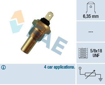 FAE 31210 Sensor, coolant temperature