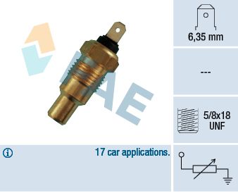 Sensor, coolant temperature FAE 31250