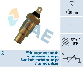 Sensor, coolant temperature FAE 31400