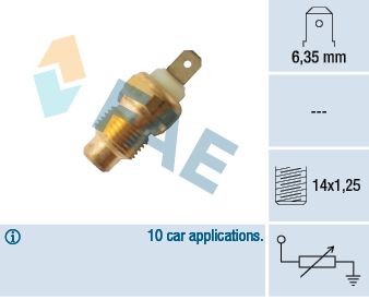 Sensor, coolant temperature FAE 31450