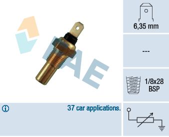 Sensor, coolant temperature FAE 31630