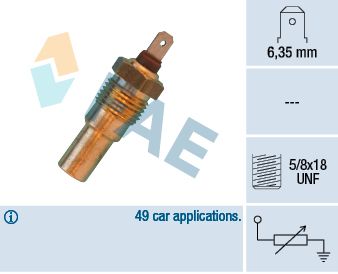 FAE 31690 Sensor, coolant temperature