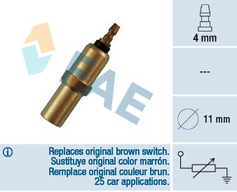 FAE 32150 Sensor, coolant temperature