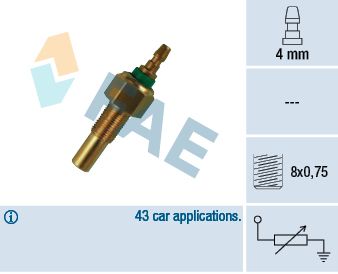 Sensor, coolant temperature FAE 32170