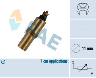 FAE 32260 Sensor, coolant temperature