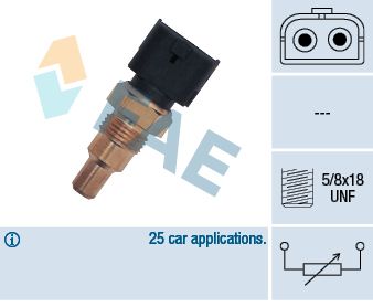 Sensor, coolant temperature FAE 32400