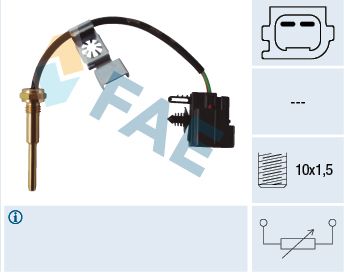 FAE 32427 Sensor, coolant temperature
