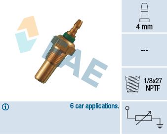 Sensor, coolant temperature FAE 32470