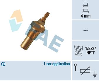 FAE 32480 Sensor, coolant temperature