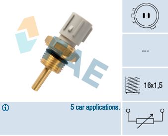 FAE 32590 Sensor, coolant temperature