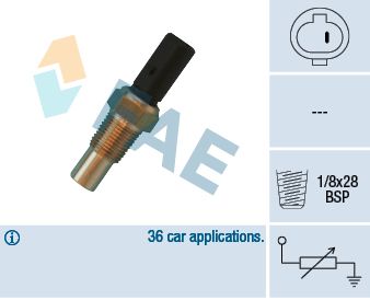 FAE 32650 Sensor, coolant temperature