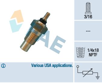 Sensor, coolant temperature FAE 32680