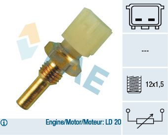 FAE 33040 Sensor, coolant temperature