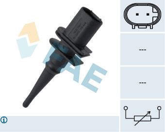 FAE 33169 Sensor, exterior temperature
