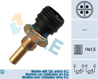FAE 33290 Sensor, coolant temperature