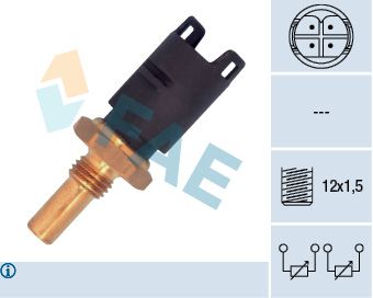 FAE 33296 Sensor, oil temperature