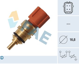 FAE 33358 Sensor, coolant temperature