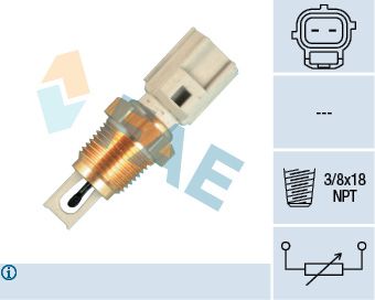 FAE 33426 Sensor, intake air temperature