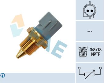 FAE 33430 Sensor, coolant temperature