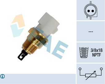 FAE 33440 Sensor, intake air temperature