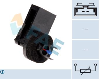 Sensor, interior temperature FAE 33516