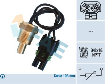 Sensor, coolant temperature FAE 33550