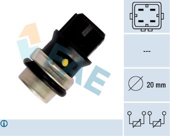 FAE 33640 Sensor, coolant temperature