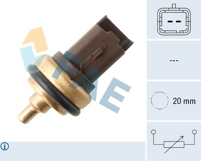 Sensor, coolant temperature FAE 33708