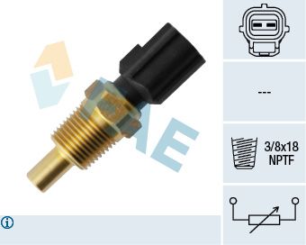 Sensor, coolant temperature FAE 33755