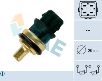 FAE 33782 Sensor, coolant temperature