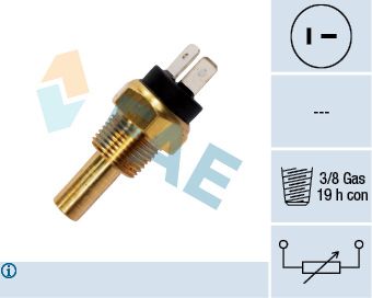 FAE 33800 Sensor, coolant temperature