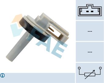 Sensor, interior temperature FAE 33870