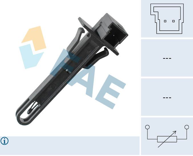 FAE 33923 Sensor, interior temperature