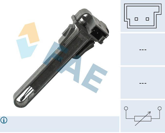 FAE 33926 Sensor, interior temperature