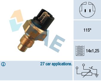 Sensor, coolant temperature FAE 34010
