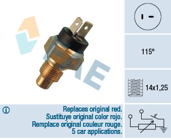 FAE 34030 Sensor, coolant temperature